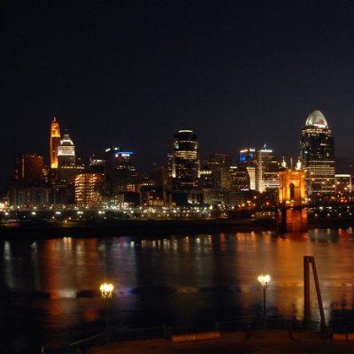 Cincinnati Skyline at Night II
