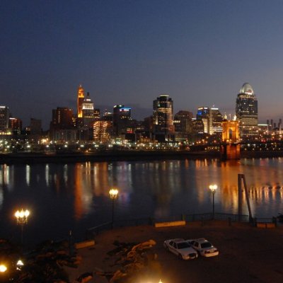 Cincinnati Skyline at Night I
