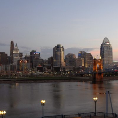Cincinnati Skyline at Sunrise I