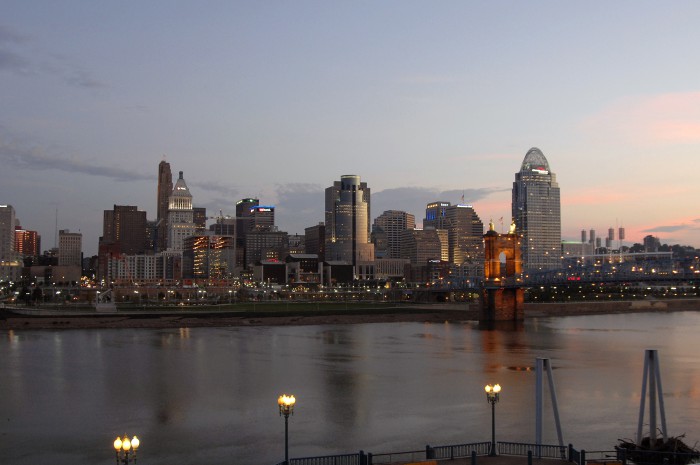 Cincinnati Skyline at Sunrise I