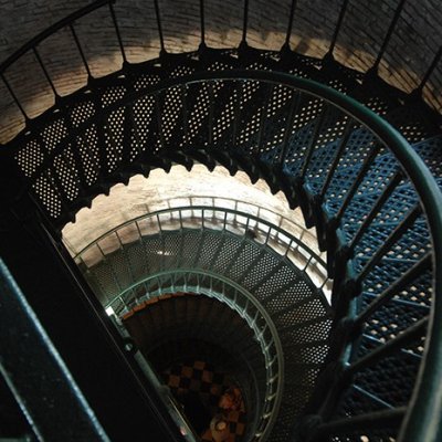 Inside Currituck Light IV