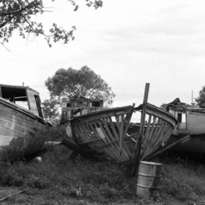 Fishing Boat Graveyard, Bayfield, WI