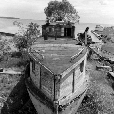 Fishing Boat Graveyard, Bayfield, WI