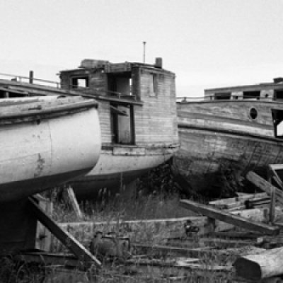 Fishing Boat Graveyard, Bayfield, WI