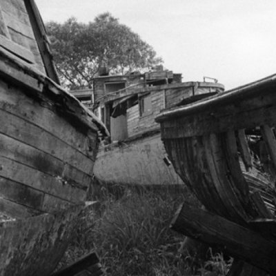 Fishing Boat Graveyard, Bayfield, WI